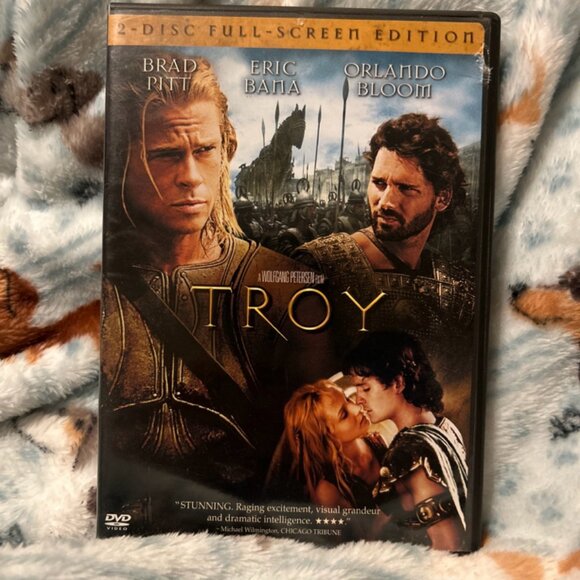 Troy (DVD, 2005, 2-Disc Set, Full Screen) Brad Pitt Orlando Bloom - Picture 2 of 10